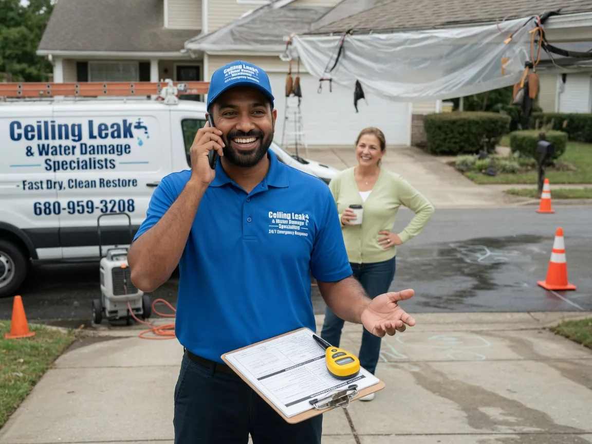 Ceiling Leak Cleanup Gray, GA FAQs